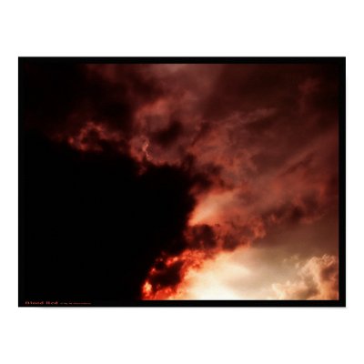 Blood Red Poster by Genaro