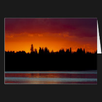 Blood Red Sunset (Customizable) cards