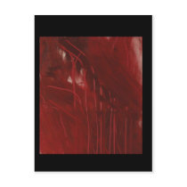 blood scratch post card