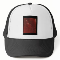blood scratch trucker hats