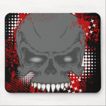 Blood Skull Mousepad mousepads