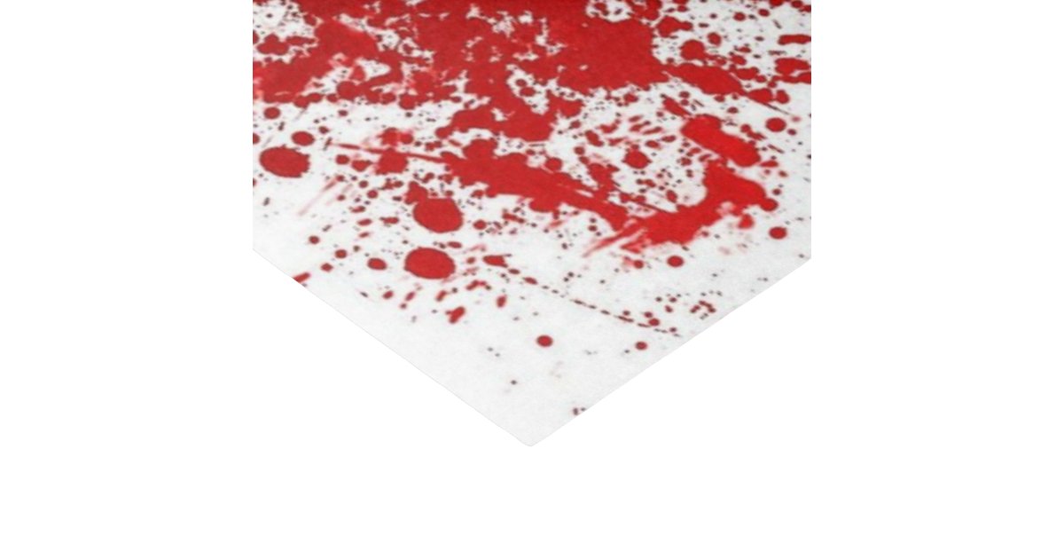 Blood Splatter Halloween Tissue Paper Zazzle