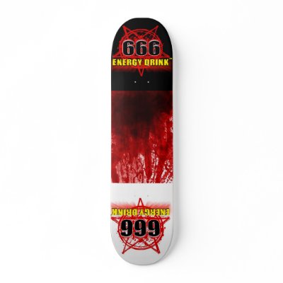 blood splatter, newlogo skate board deck by 666portland