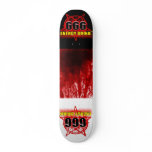 blood splatter, newlogo skate board deck