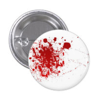 Blood Splatter Pinback Buttons