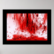 Blood Splatter Posters