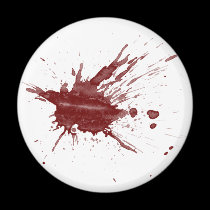 "Blood Splatter" magnets