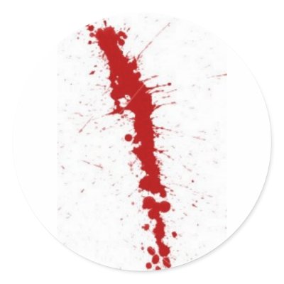 blood splatter stickers by lifedragon3