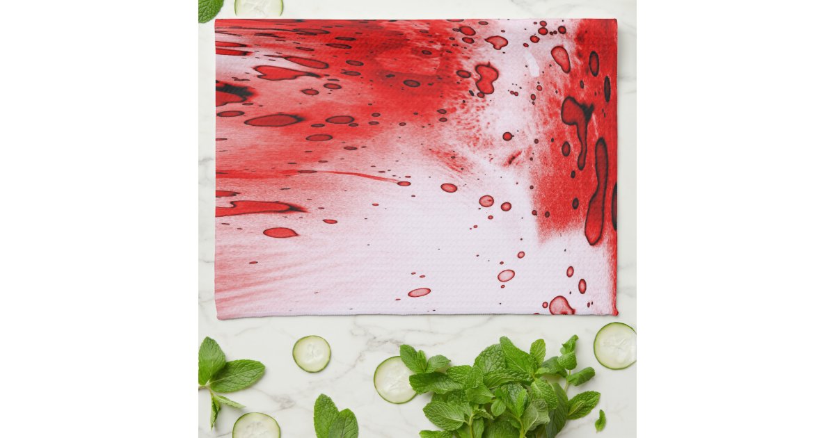Blood Splatter Towels Zazzle