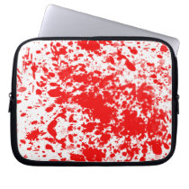 BLOOD SPLATTERED COMPUTER SLEEVE laptop sleeves