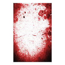 BLOOD SPLATTERED STATIONERY stationery