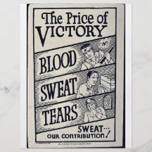 Blood, Sweat, Tears Personalized Flyer