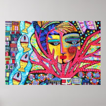 Blood Tree Of Life Goddess Poster