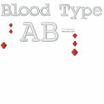 Blood Type AB- Embroidered Tee