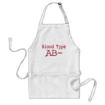 Blood Type AB Negative aprons by opheliasart Blood Type AB Negative aprons
