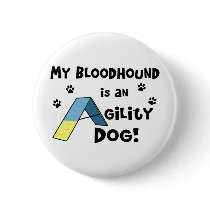 Bloodhound Agility Dog buttons by MenagerieMayhem Bloodhound Agility Dog buttons