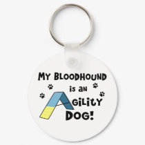 Bloodhound Agility Dog keychains