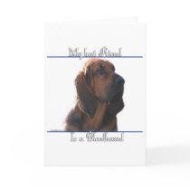 Bloodhound Best Friend 2 cards by GreyWolfCreation Bloodhound Best Friend 2 cards