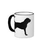 Bloodhound (black) coffee mug