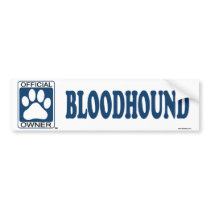 Bloodhound Blue bumper stickers by GenuineDogOwner Bloodhound Blue bumper stickers