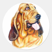 Bloodhound Bust stickers
