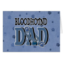 Bloodhound DAD Greeting Cards