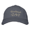 Bloodhound DAD Gifts embroidered hat