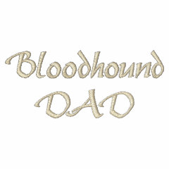 Bloodhound DAD Gifts embroidered shirt