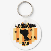 Bloodhound Dad Keychain