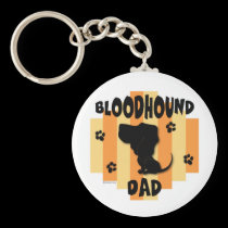 Bloodhound Dad Keychain keychains