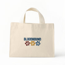 BLOODHOUND DAD Paw Print Tote Bags