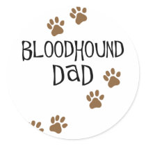 Bloodhound Dad Stickers