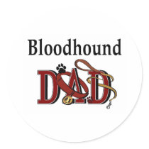 Bloodhound Dad Sticker
