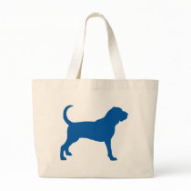 Bloodhound (darker blue) canvas bag