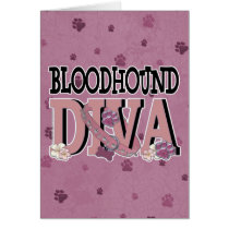 Bloodhound DIVA Greeting Card
