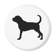 Bloodhound Dog magnets by dogsandhorses Bloodhound Dog magnets