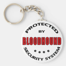 Bloodhound Dog Security keychains