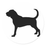 Bloodhound Dog Stickers
