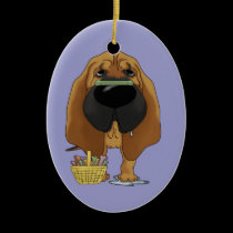 Bloodhound - Easter Bone Hunt, Anyone? ornaments