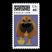 Bloodhound - Easter Bone Hunt, Anyone? stamps