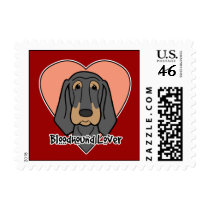 Bloodhound Lover postage by dogcartoons Bloodhound Lover postage