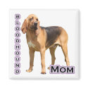 Bloodhound Mom 4 - Magnet by GreyWolfCreation Bloodhound Mom 4 - Magnet
