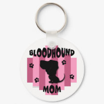 Bloodhound Mom Keychain