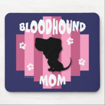 Bloodhound Mom Mousepad mousepads