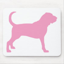 Bloodhound (pink) mousepads