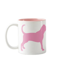 Bloodhound (pink) mug