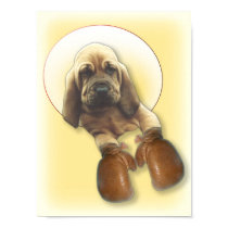 Bloodhound Puppy Boxer posters by quicky123 Bloodhound Puppy Boxer posters