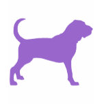 Bloodhound (purple) t shirt