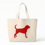 Bloodhound (red) canvas bags