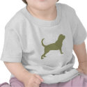 Bloodhound (sage green) t-shirts by dogsandhorses Bloodhound (sage green) t-shirts